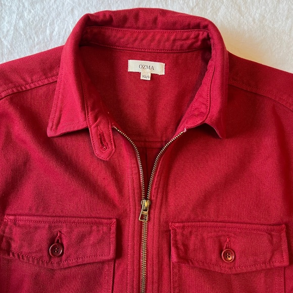 OZMA zip popover in tomato - Picture 2 of 5